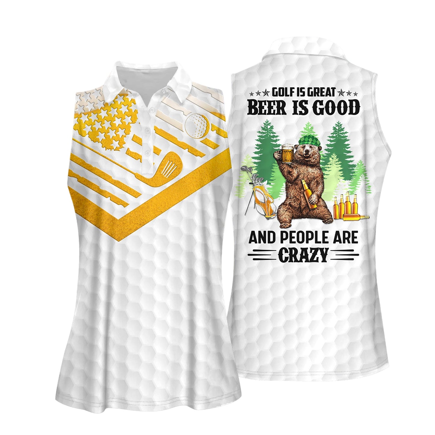 Golf Is Great Beer Is Good Women Shirts I0055