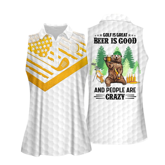 Golf Is Great Beer Is Good Women Shirts I0055