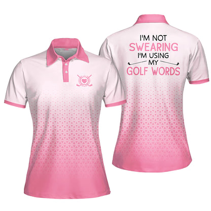 I'm Not Swearing Golf Polo Shirt I0301