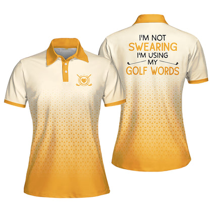 I'm Not Swearing Golf Polo Shirt I0301