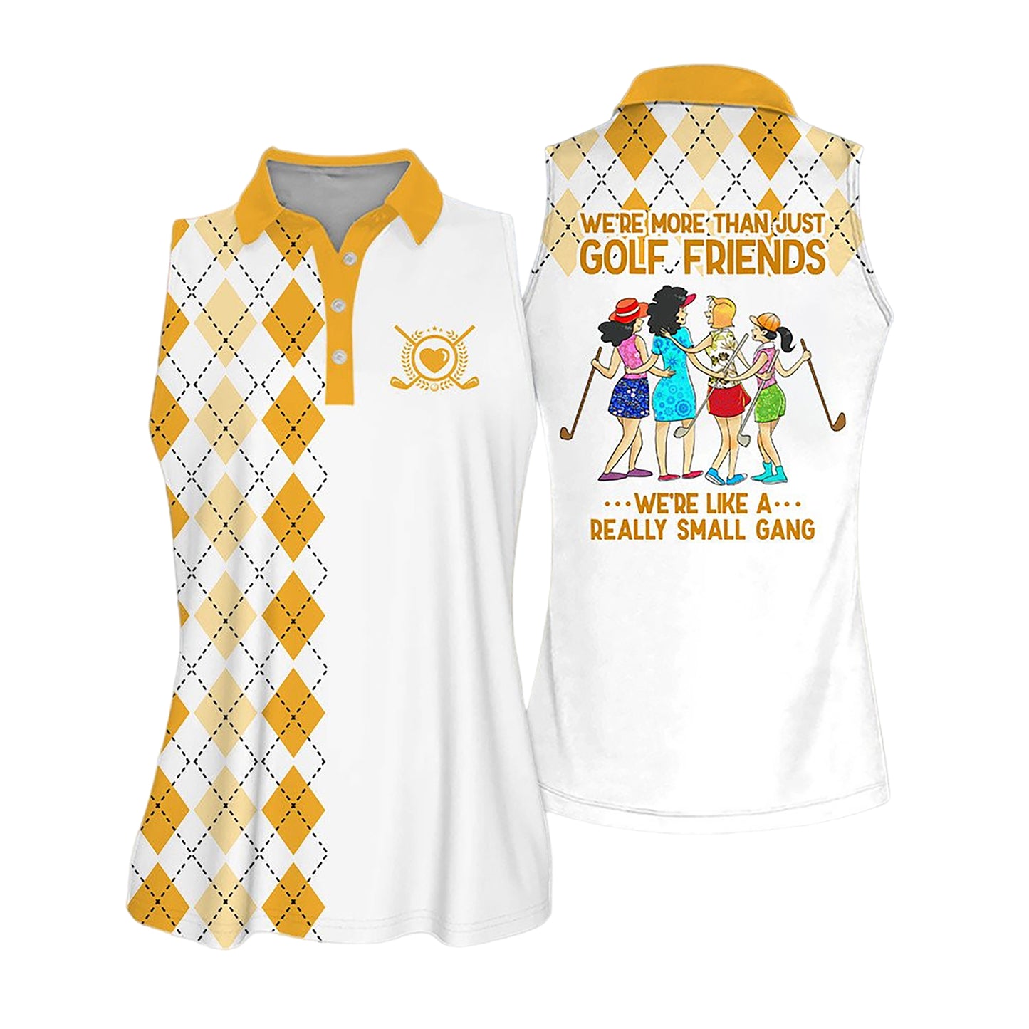 Golf Friends Colorfun Sleeveless Shirt I0306