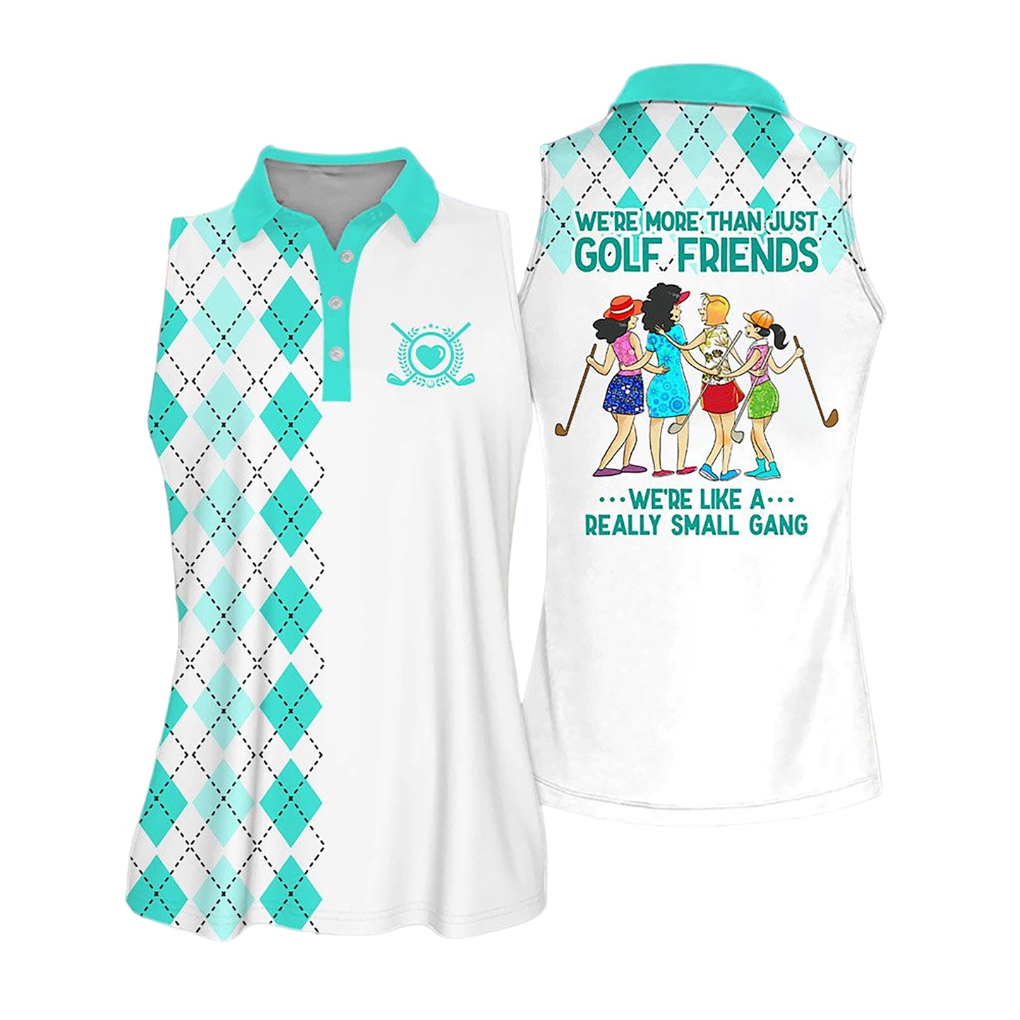 Golf Friends Colorfun Sleeveless Shirt I0306