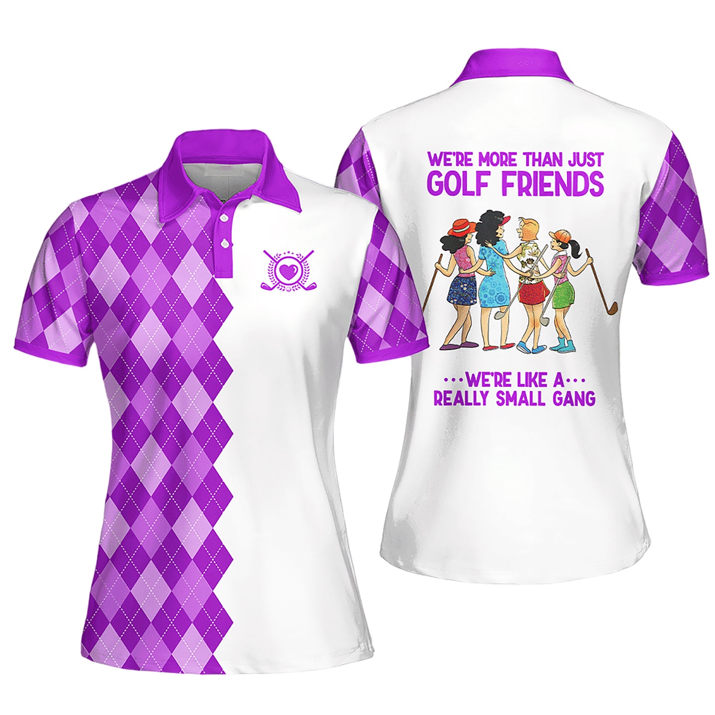 Golf Friends Love Style New Color Polo I0313