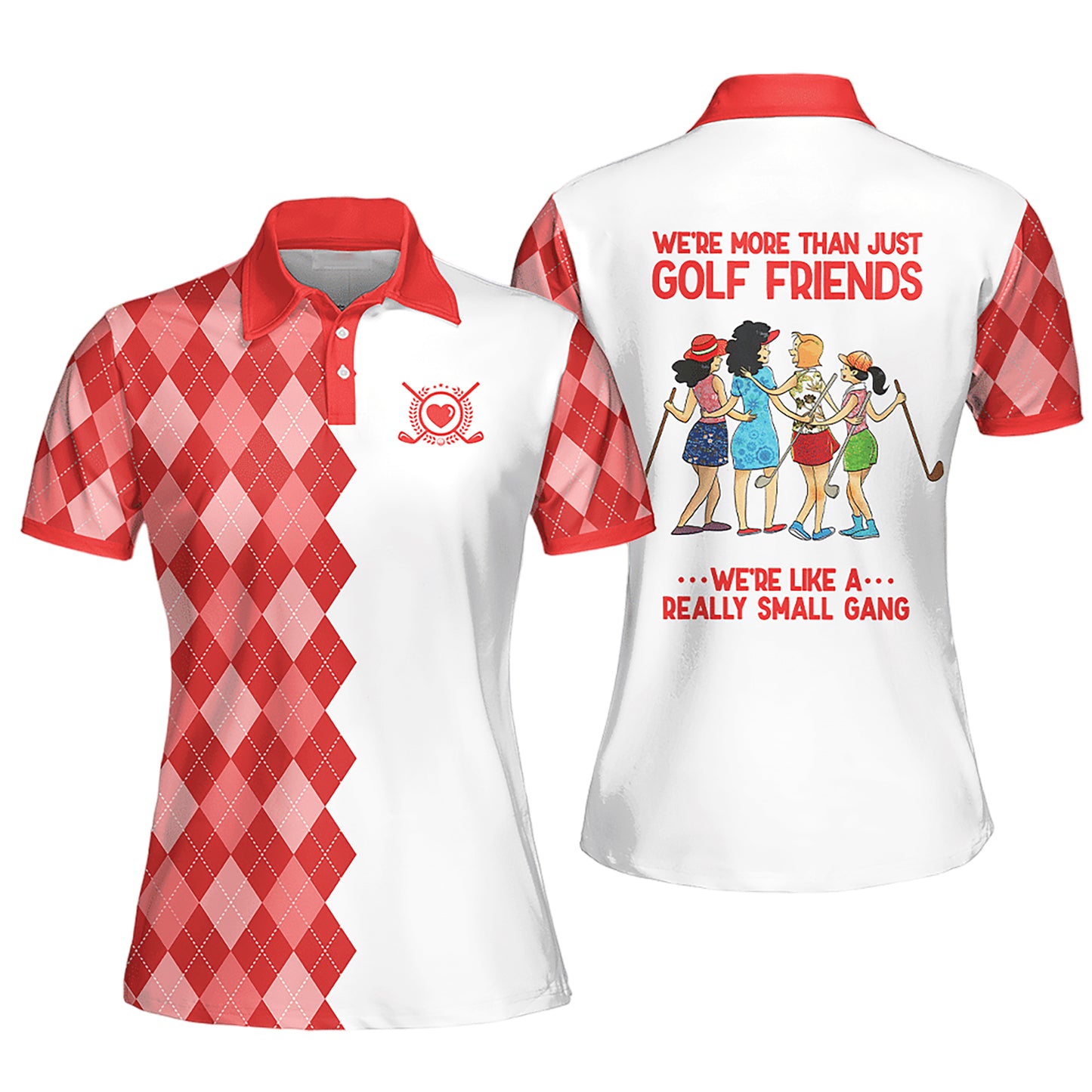 Golf Friends Love Style New Color Polo I0313