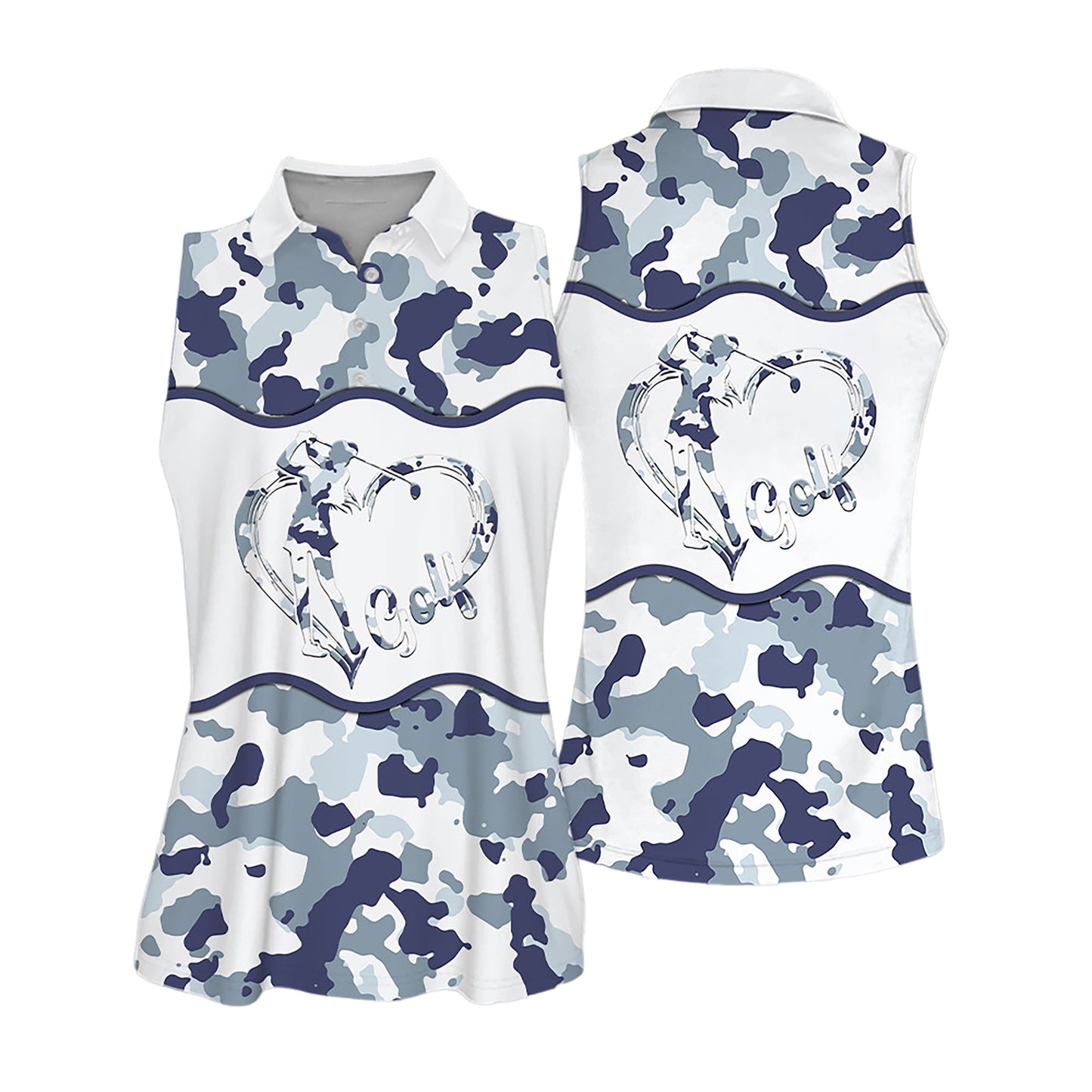 Golf Camouflage Pattern Golf Shirts I0318