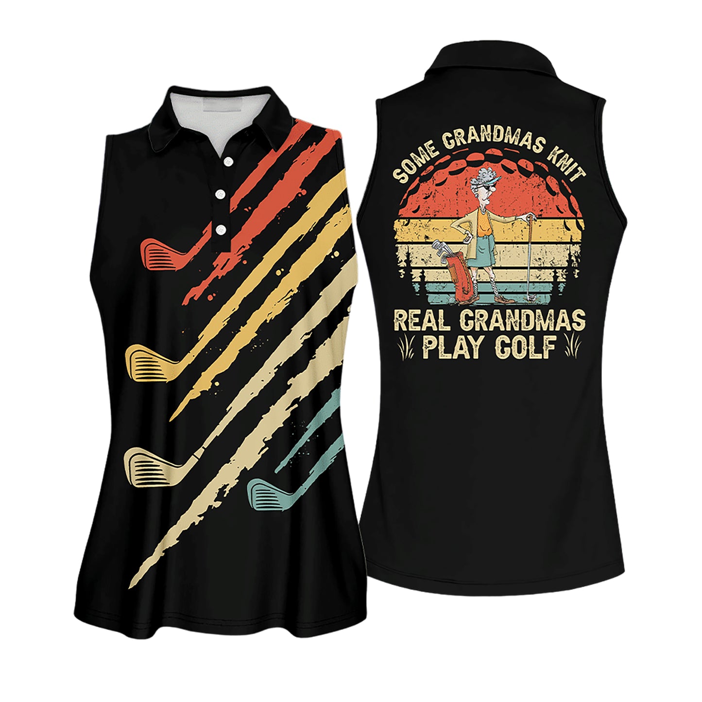 Real Grandmas Play Golf Shirt I0329