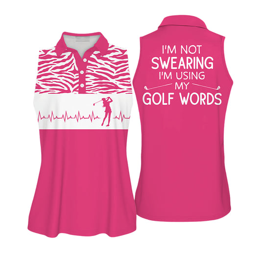 Im Using My Golf Words Golf Shirts I0334