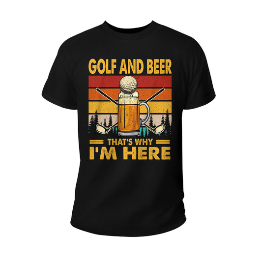 Golf and Beer That Funny Golf TShirts GT0044