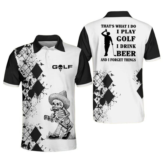 Masnines Golf Play Golf And Drink Beer All Over Printed Shirt GA0179