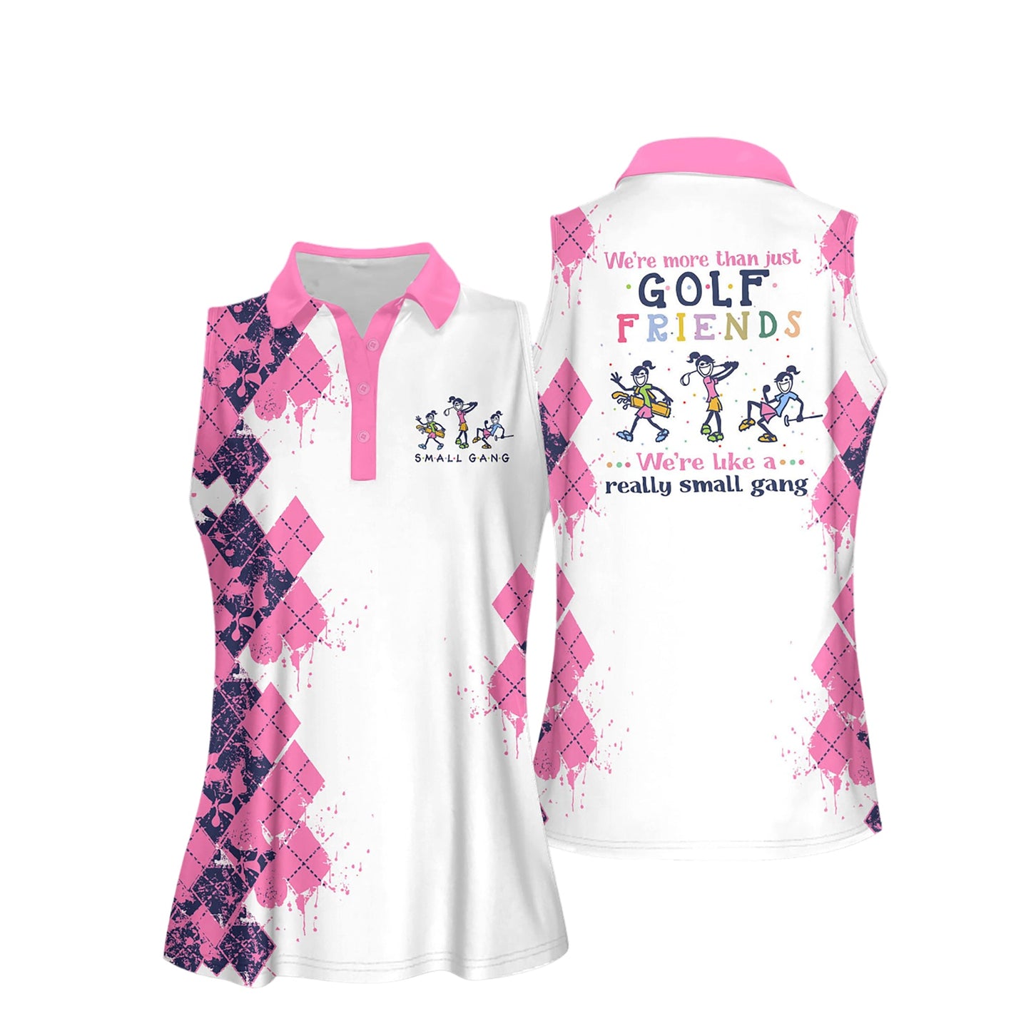 Small Gang Women Golf Shirts I0079