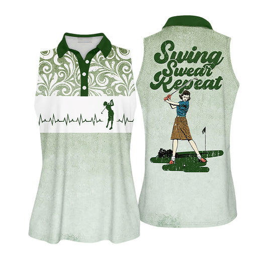 Swing Swear Repeat Love Heat Sleeveless I0368