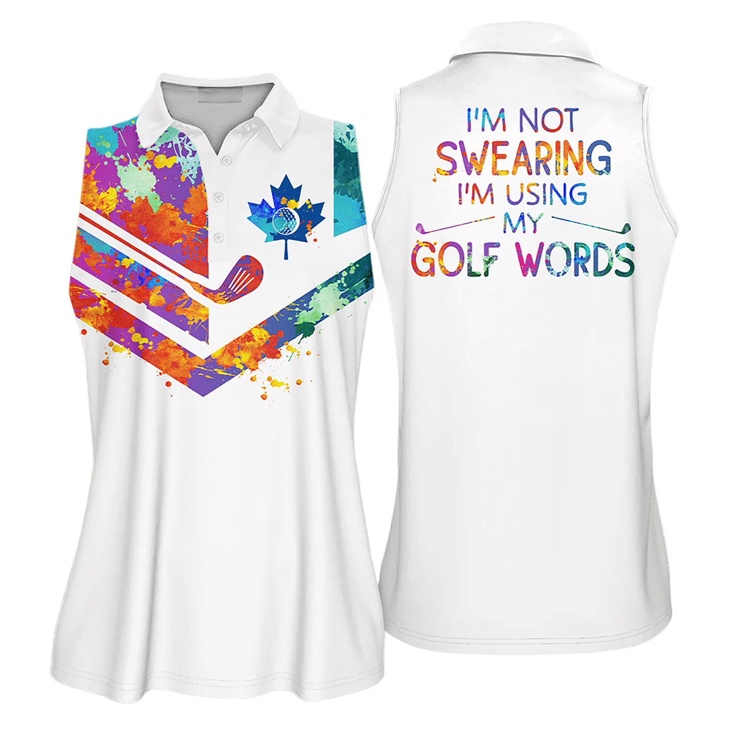 I Am Using My Golf Words Golf Shirts I0377