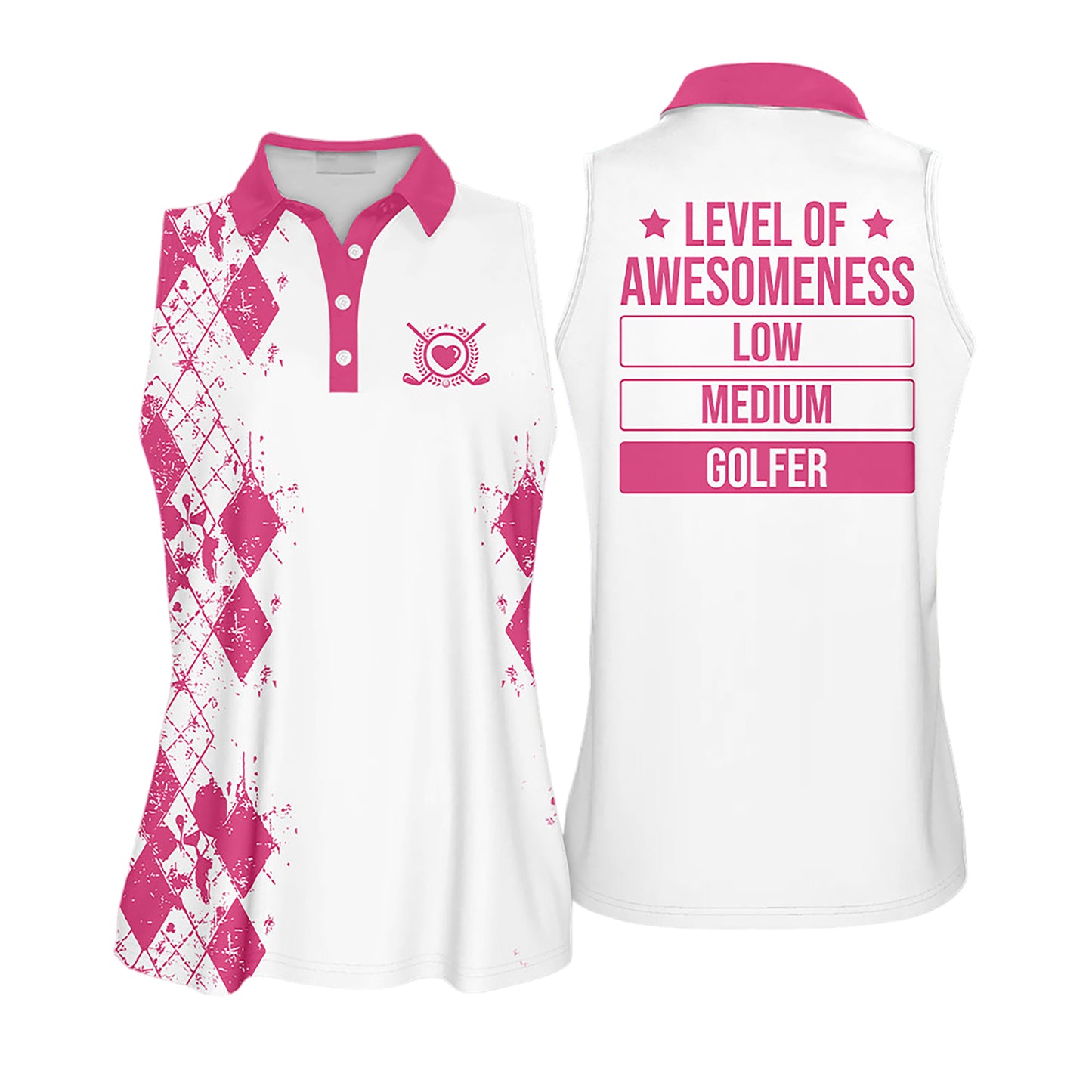 Golf Level Of Awesomeness Sleeveless I0384