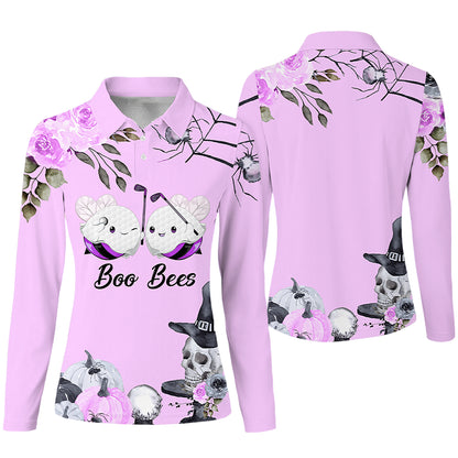 Halloween Boo Bees Golf Long Sleeve I0386