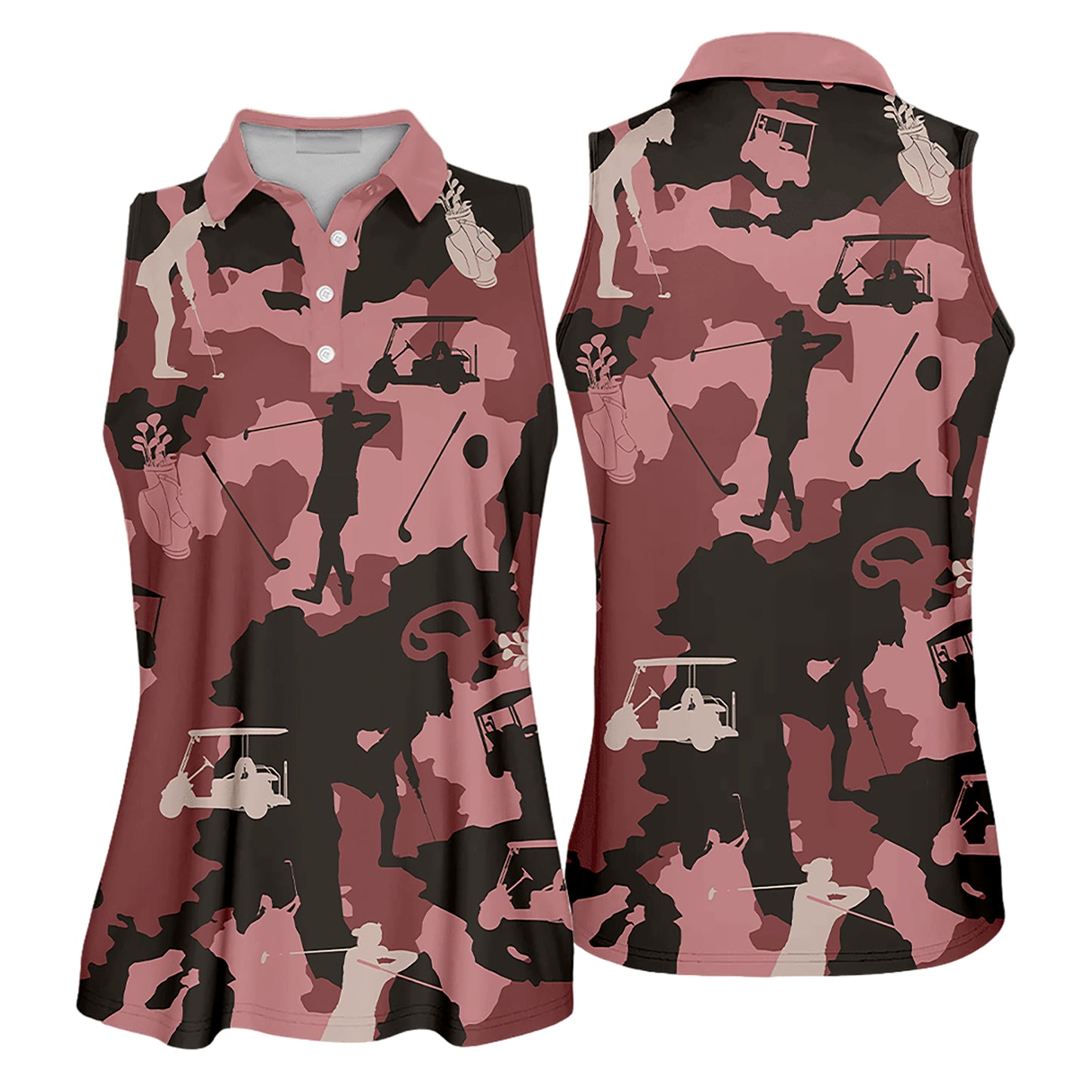 Golf Girl Camouflage Color Shirts I0398