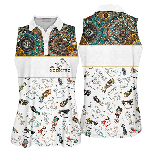 Madala Addicted Pattern Golf Shirts I0403