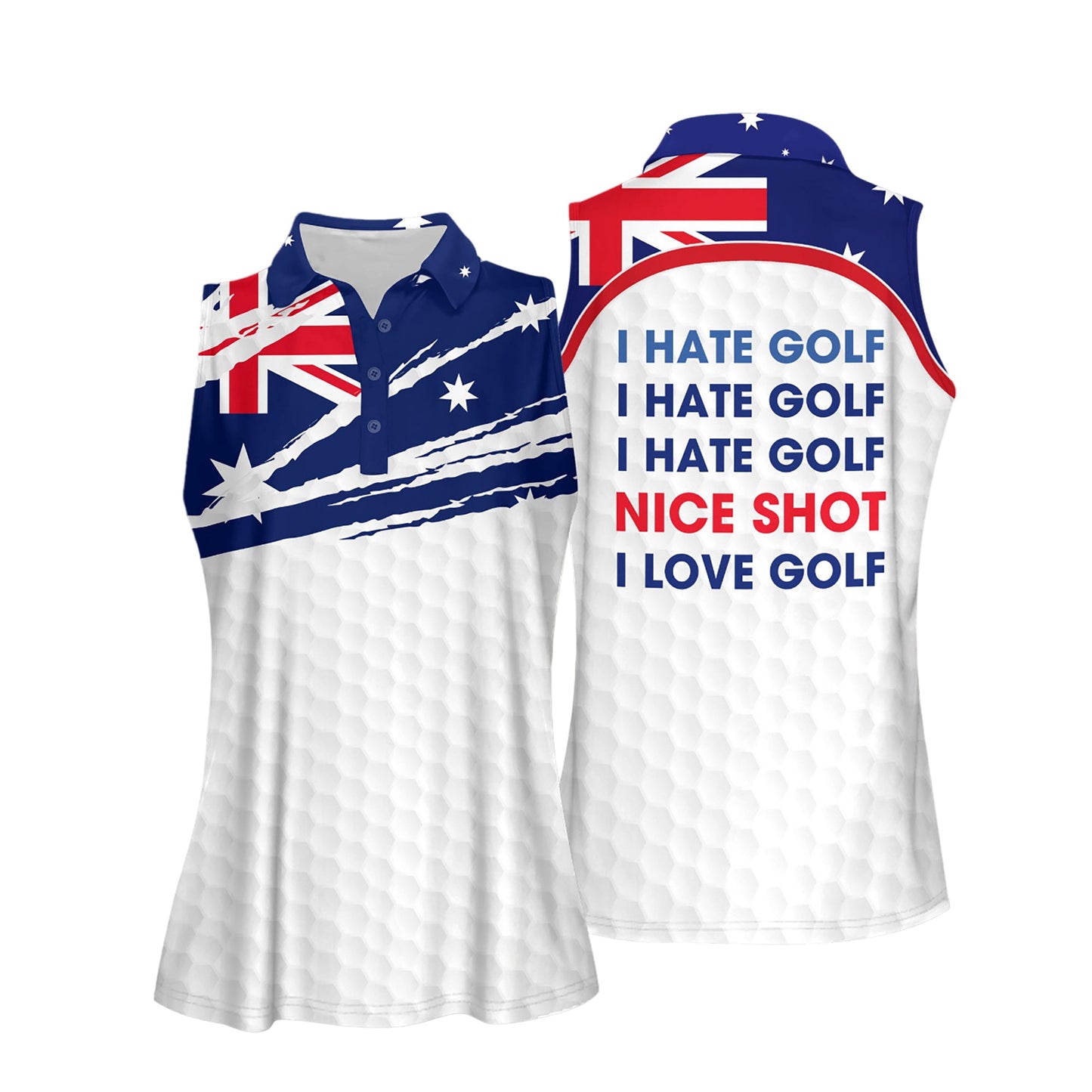 Nice Shot Australia Women Golf Shirts I0104