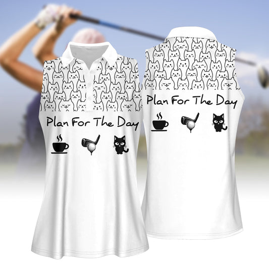 Plan For The Day Coffee Golf Shirts H0130