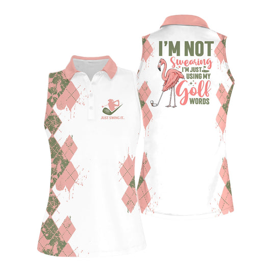 Im Not Swearing Women Golf Shirts I0168