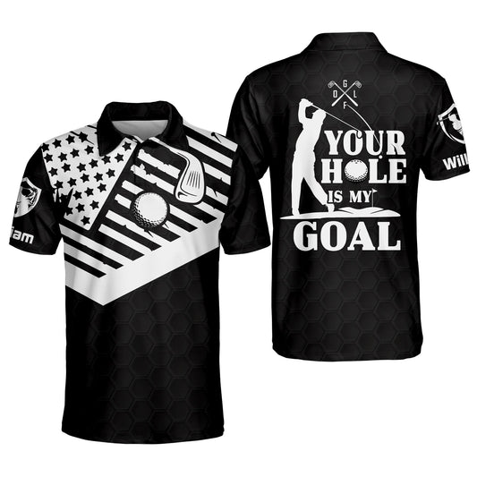 Your Hole Is My Goal Mens Golf Polo GM0019
