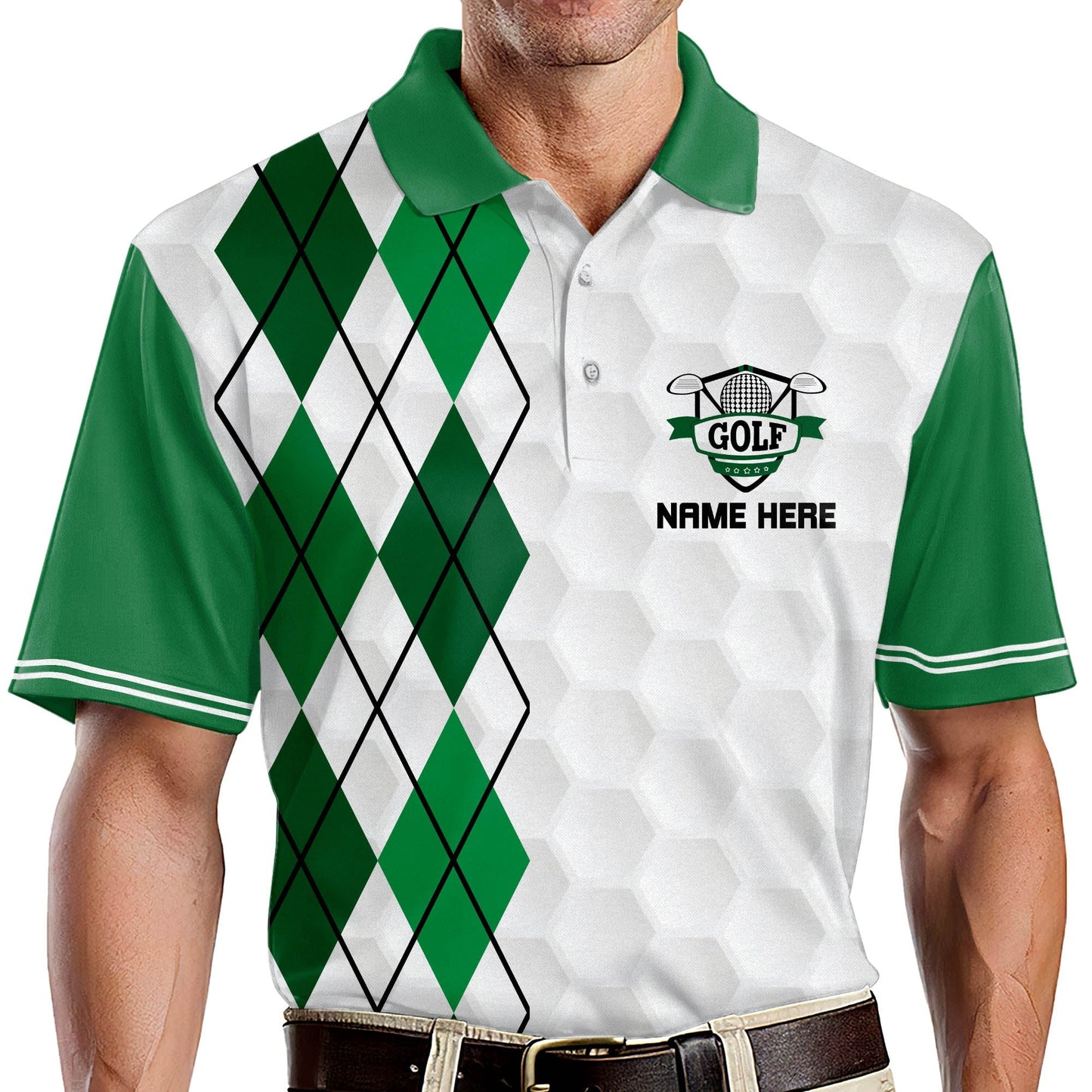 Masnines Golf Premium Just Tap It In Crazy Personalized Name All Over Printed Shirt GA0158