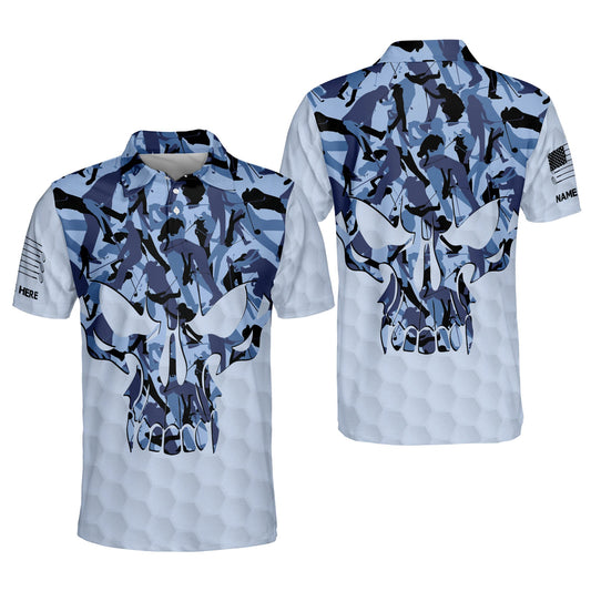 Personalized Skull Golf Shirts For Men GM0305