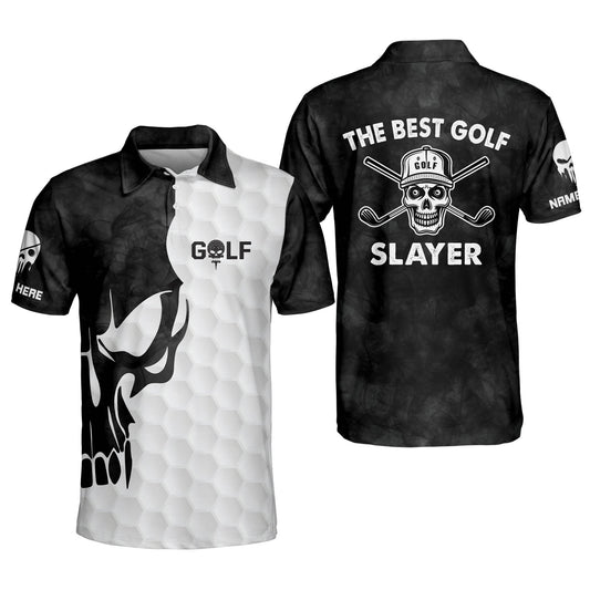 The Best Golf Slayer Skull Polos For Men GM0168