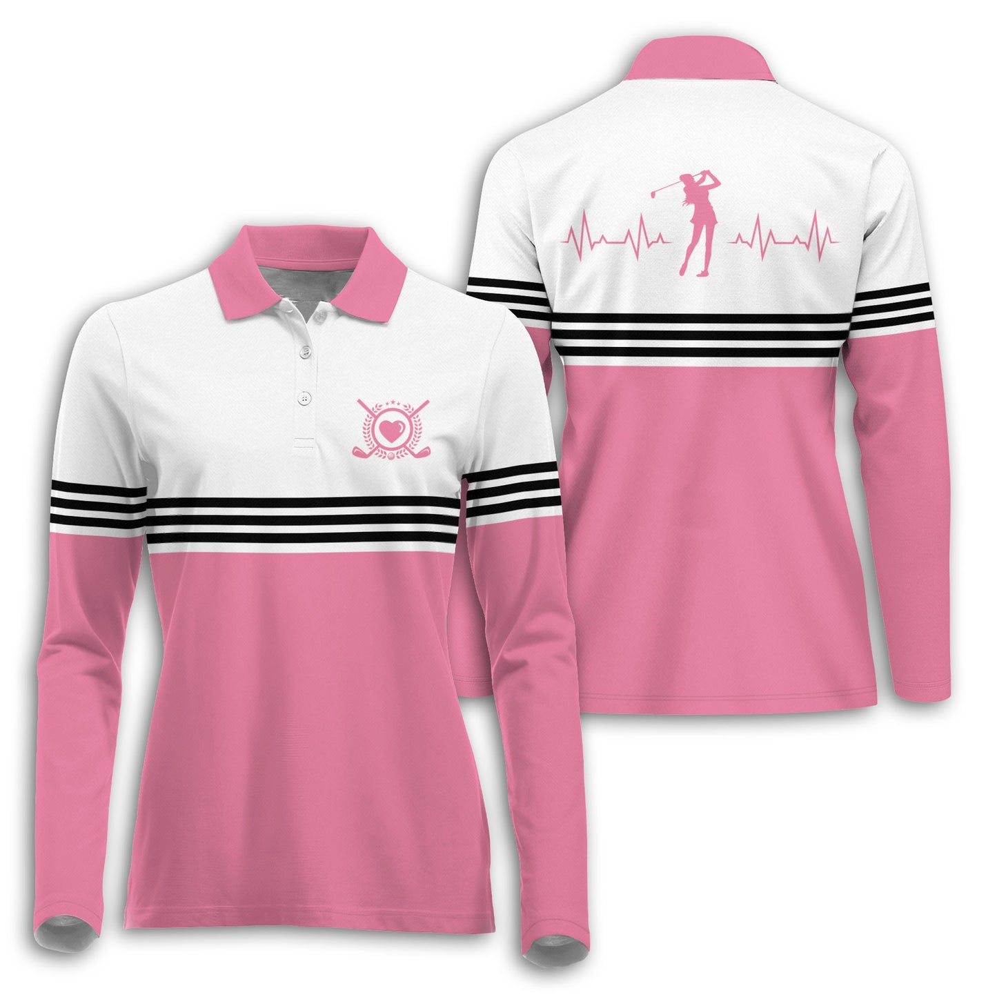 Golf Heart Beat Colorfun Long Sleeve I0198