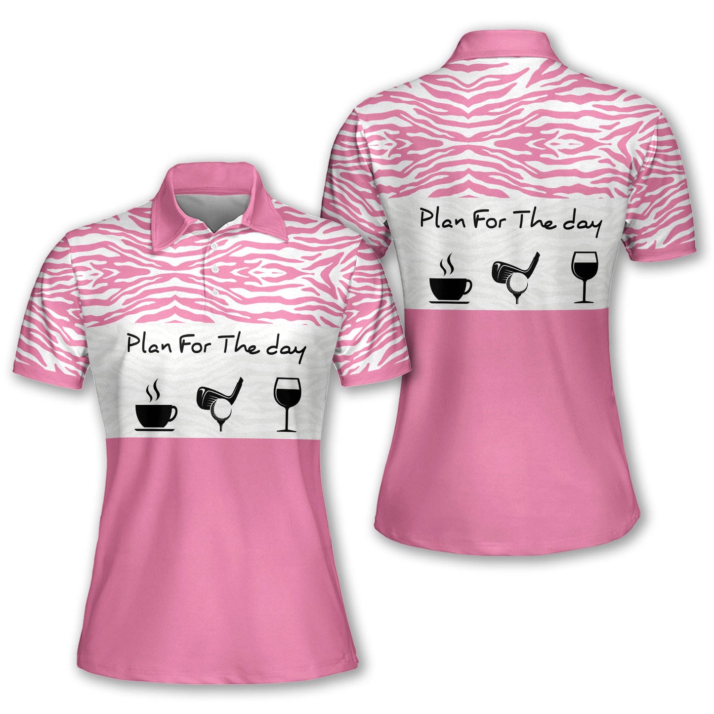 Plan For The Day Coffee Golf Wine Polo I0295