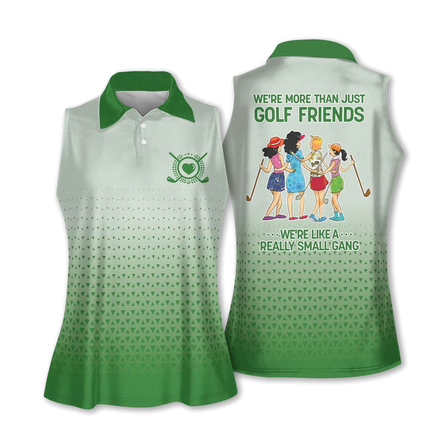 Golf Friends Sleeveless Polo Shirt I0333