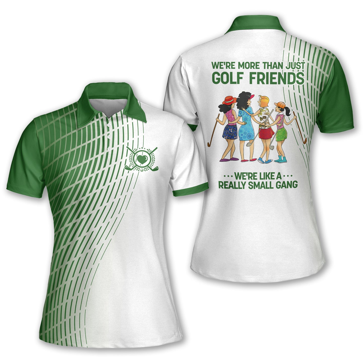 Golf Friends Four Golf Women Polo Shirt I0336