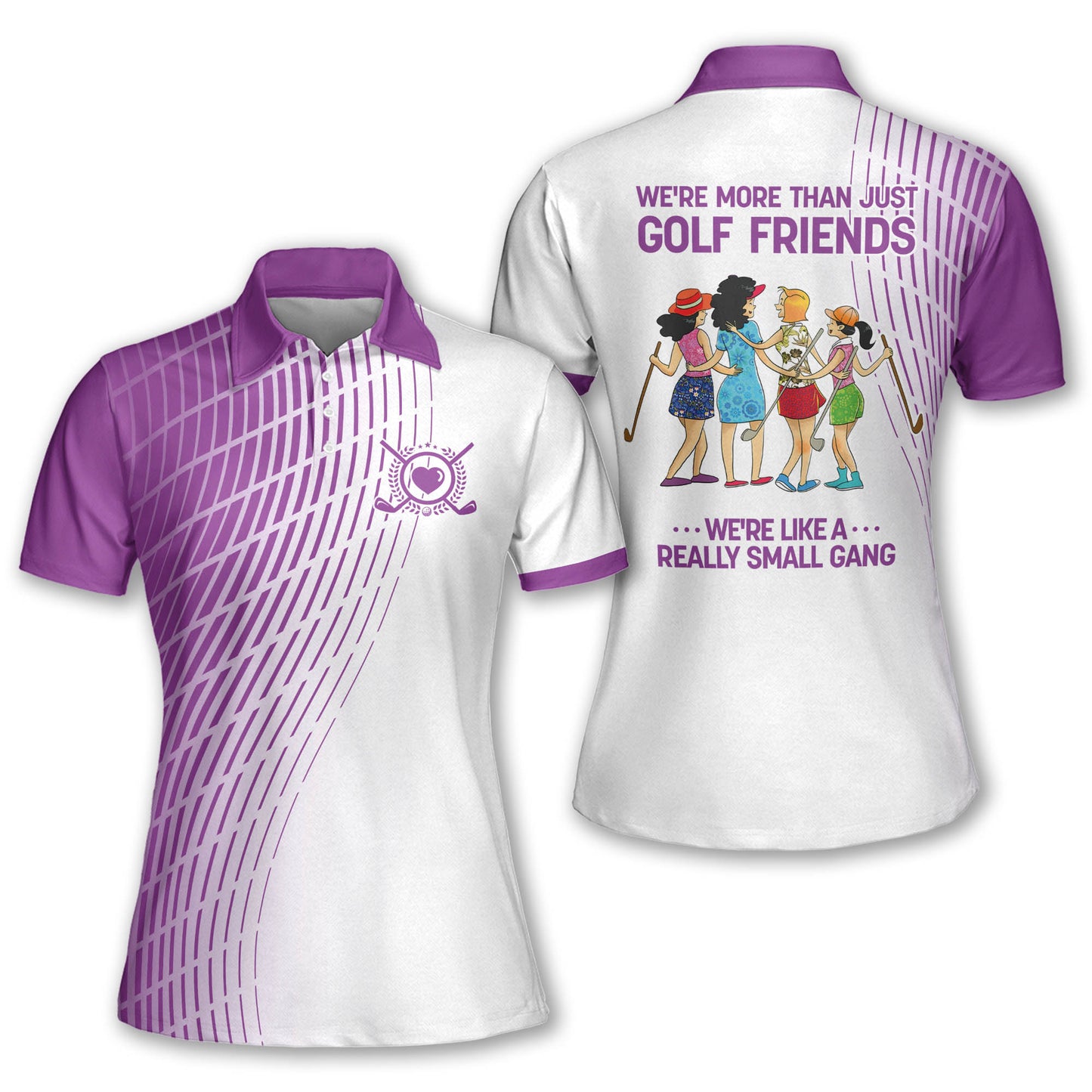 Golf Friends Four Golf Women Polo Shirt I0336