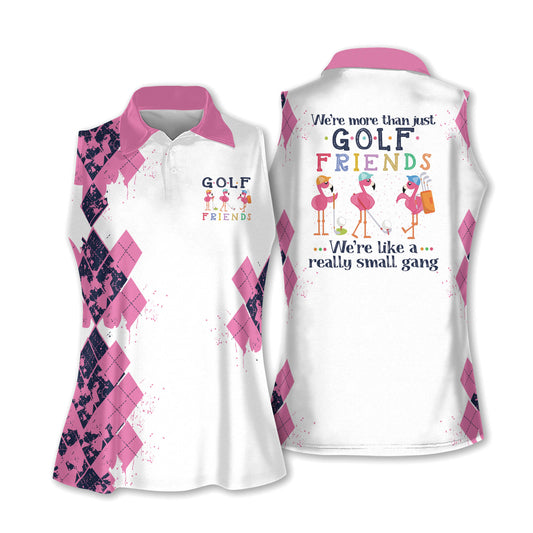 Flamingo Golf Friends Wine Sleeveless I0339