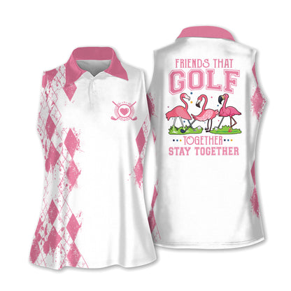 Flamingos Friends That Golf Sleeveless I0359