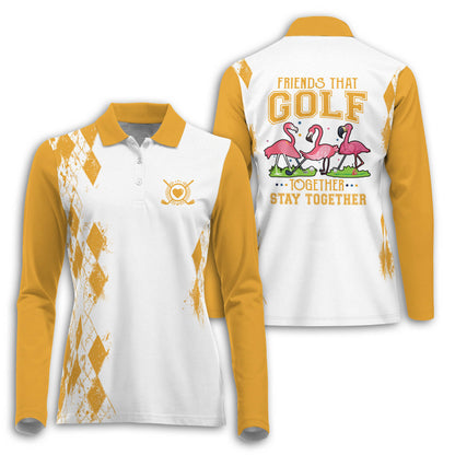 Flamingos Friends That Golf Long Sleeve I0359