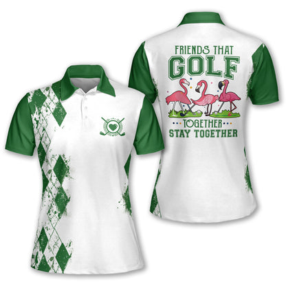 Flamingos Friends That Golf Short Sleeve I0359