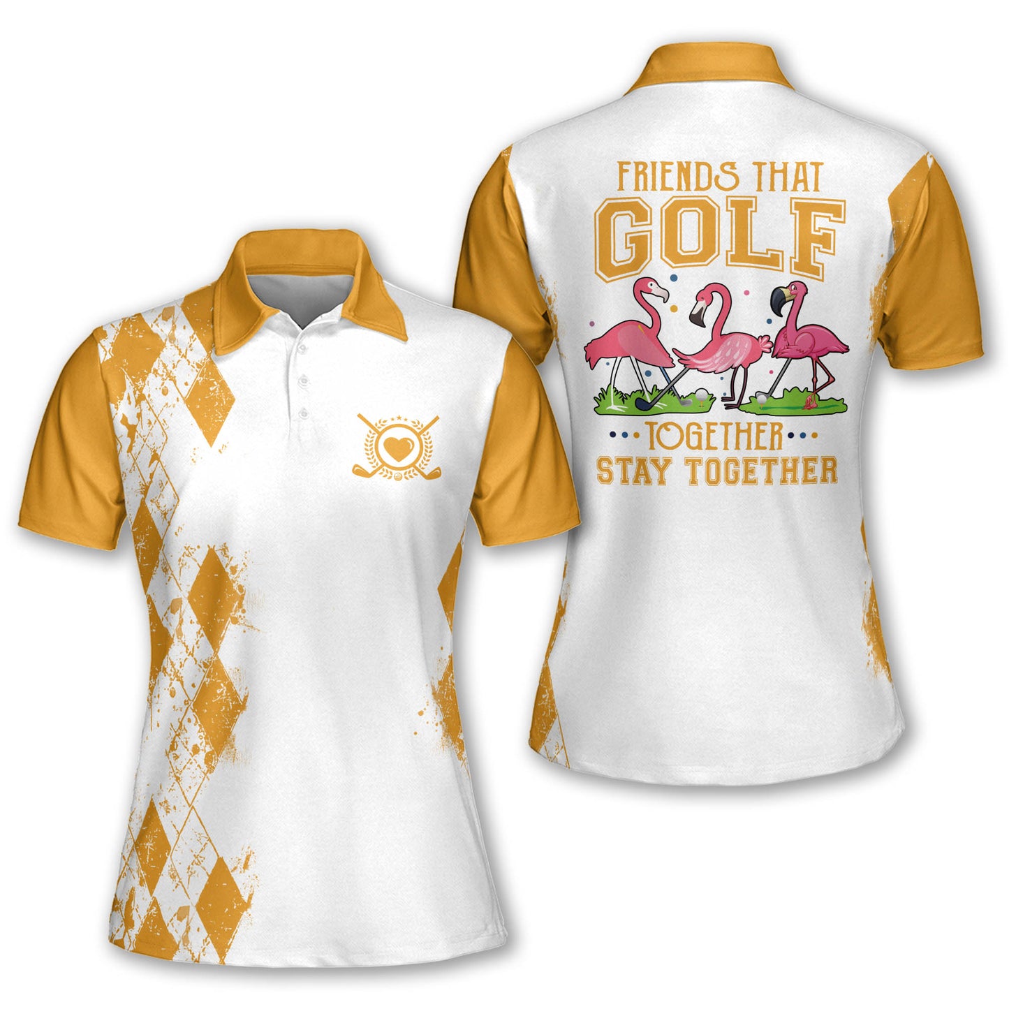 Flamingos Friends That Golf Short Sleeve I0359