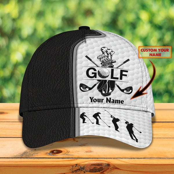 Personalized Classic Cap For Golf Lovers, Baseball Man Cap, Birthday Golfer Man Gifts, Present To Golfer CO0341