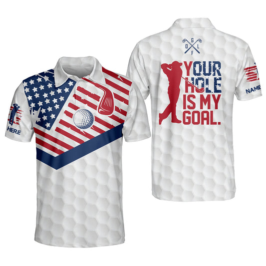 Your Hole Is My Goal Men's Golf Polo GM0126