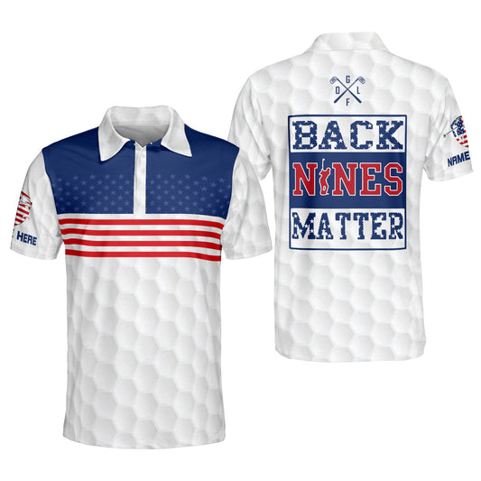 Masnines Golf Premium Back Nine Matter Personalized Name All Over Printed Shirt GA0145