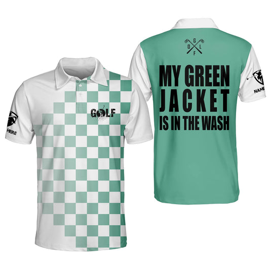 My Green Jacket The Wash Mens Golf Polo GM0105