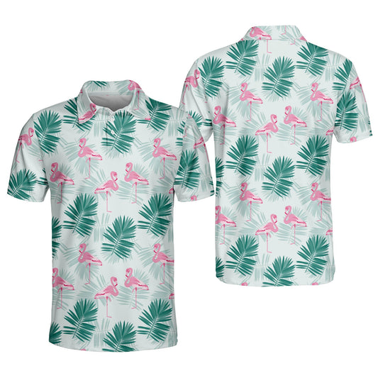 Floral Tropical Golf Polo Shirts Men GM0156
