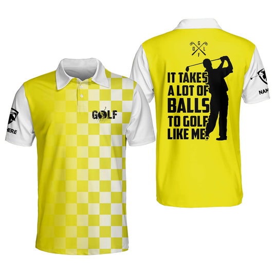 It Takes A Lot Of Balls To Golf Polo GM0112