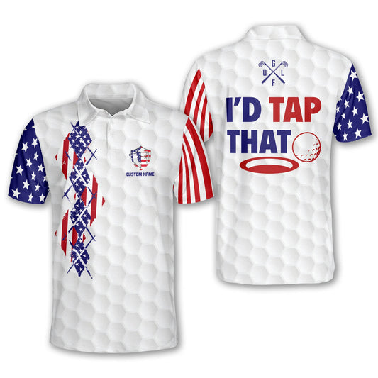 Patriotic USA Golf Shirts for Men GM0403