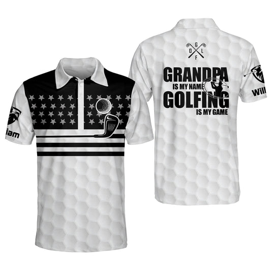 Golfing is My Game Men's Golf Polo GM0259