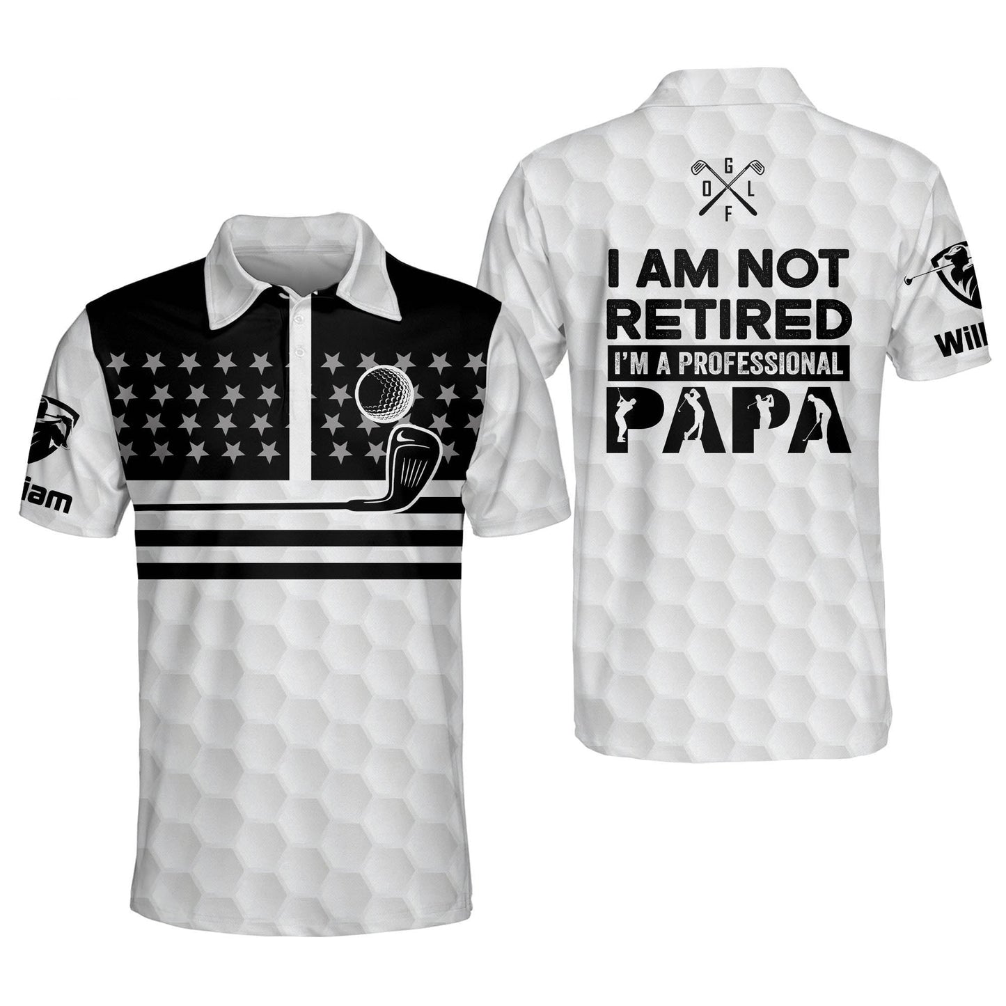 I Am Not Retired Men's Golf Polo GM0260